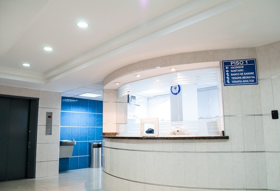 Reception area
